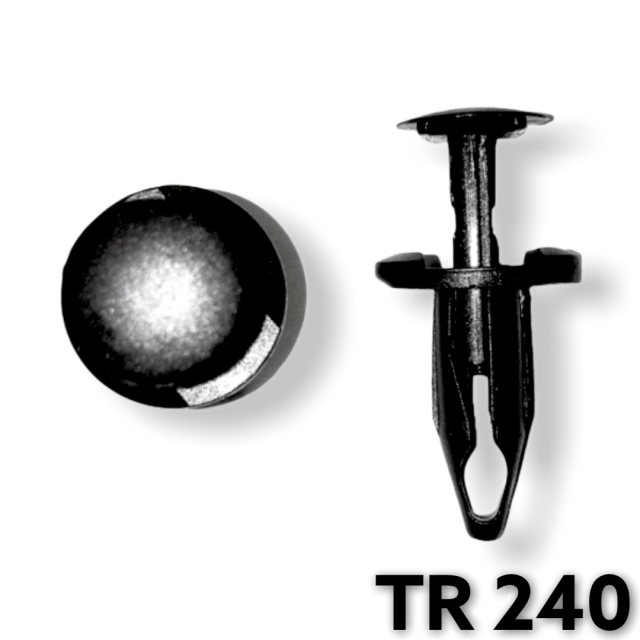 TR240 - 25 or 100 / GM,Ford,Chrysler Wheel Opening Moulding Retainer (1/4"/ 6.4mm Hole)